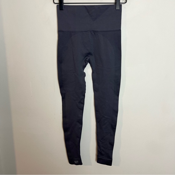 SET ACTIVE- Sculptflex Leggings Pebble Athletic Training Workout Gym Running - Picture 5 of 7